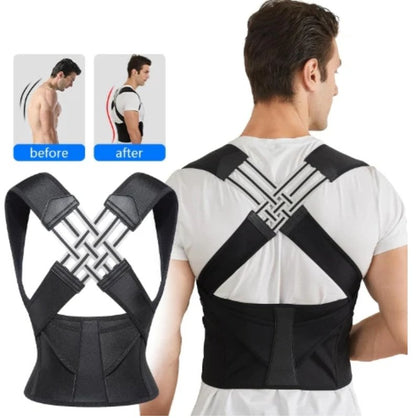 🔥Premium Back Brace Posture Corrector for Men & Women